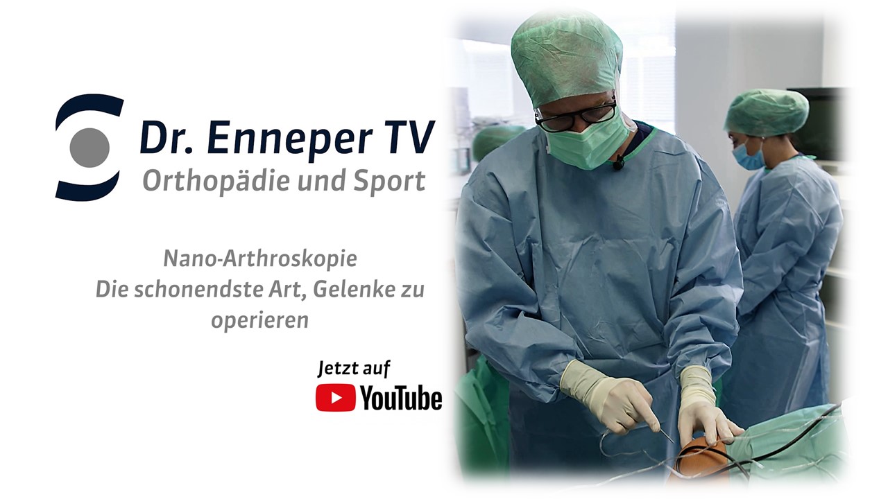 Folge 3 von Dr. Enneper TV - Nanoarthroskopie am Knie